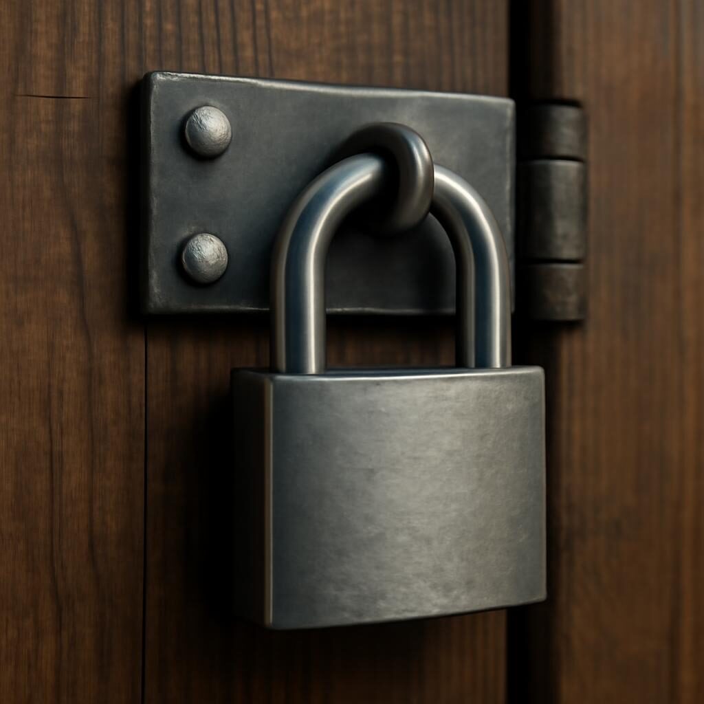 Cadenas sécurisé sur portail