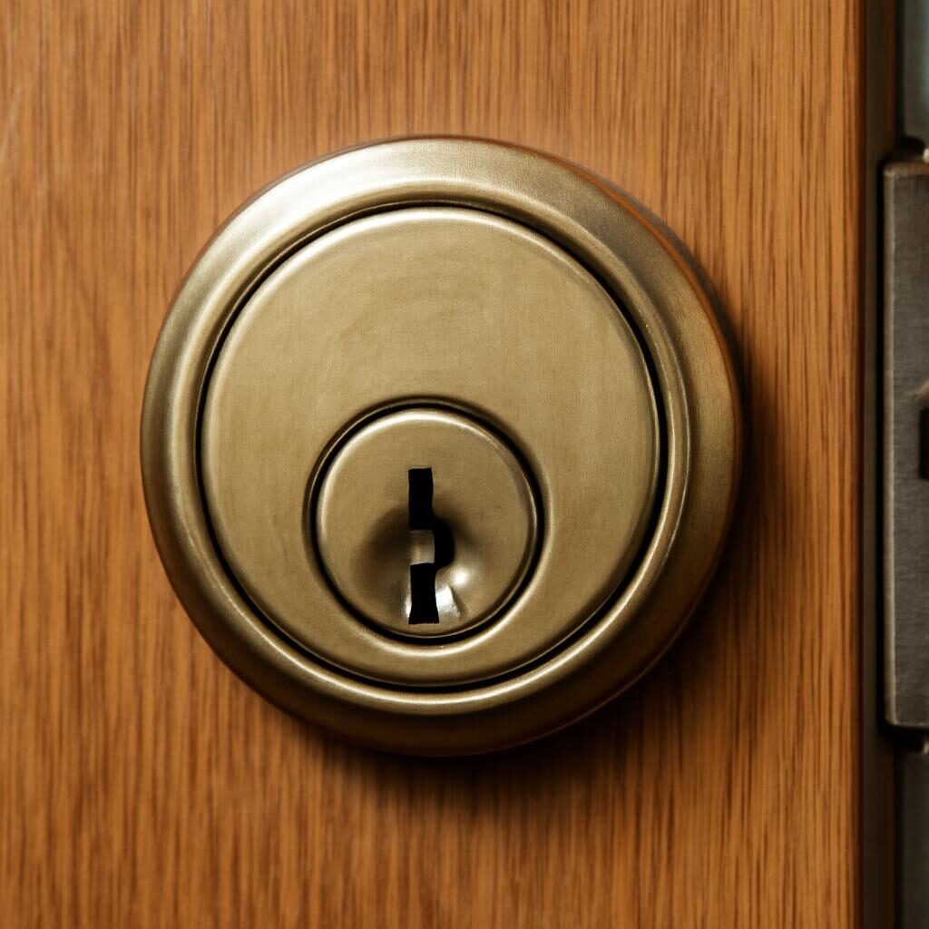 Barillet de porte d'entrée à remplacer