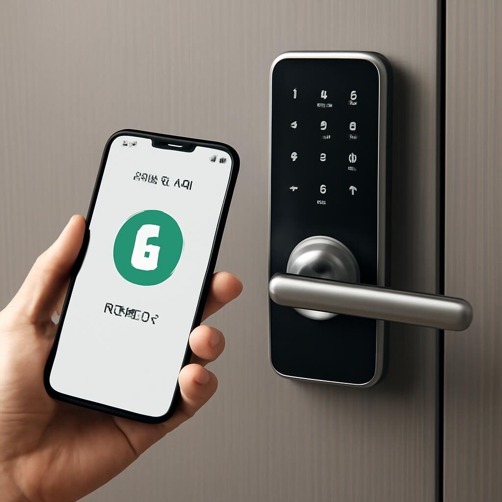 Serrure connectée pilotée par smartphone