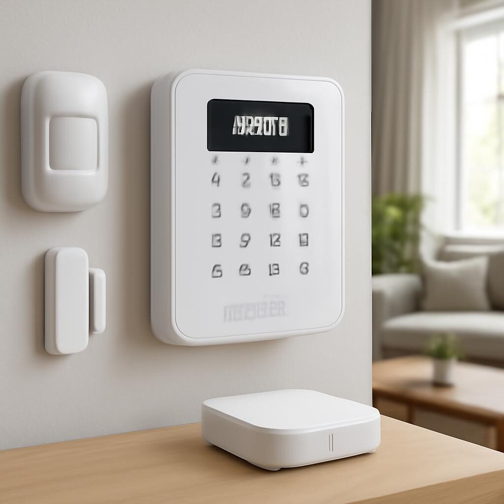 Système alarme maison avec détecteurs fenêtres